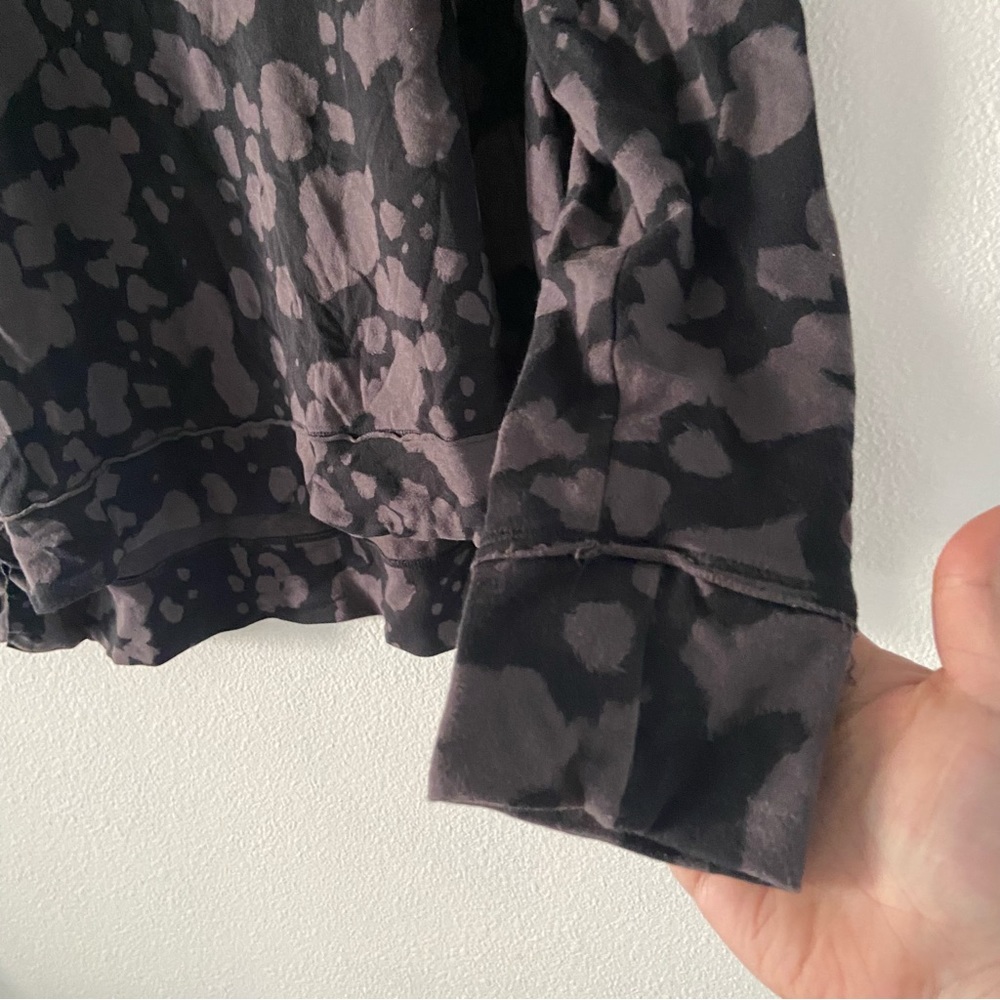 Acid Wash Bleach Dye Oversized Lightweight Sweatshirt XL Rachel Hollis Indie - Picture 7 of 13